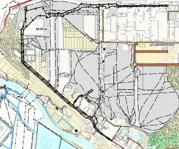 Фото: границы планирования работ // фото: администрация