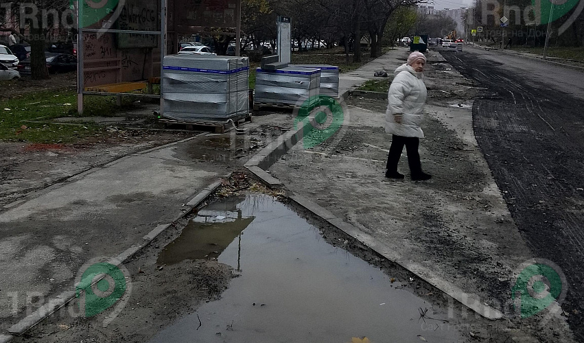 Фото: Новые бордюры на 2-й Краснодарской, кадр очевидца