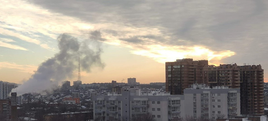 Фото: Солнце выглядывает сквозь облака над центром Ростова, кадр 1rnd