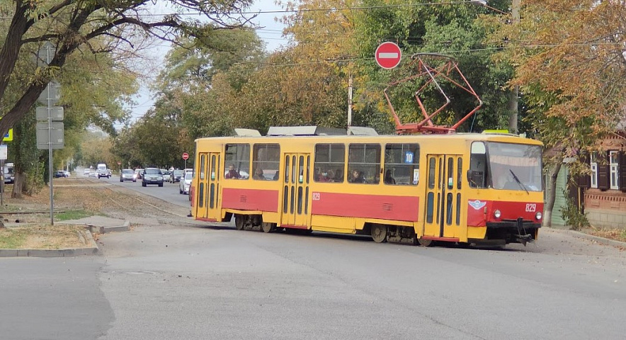 Фото: Трамвай на ЗЖМ Ростова, кадр 1rnd