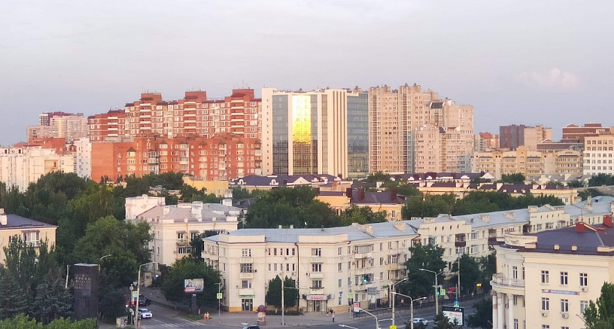Фото: Жилые высотки в центре Ростова, фото 1rnd