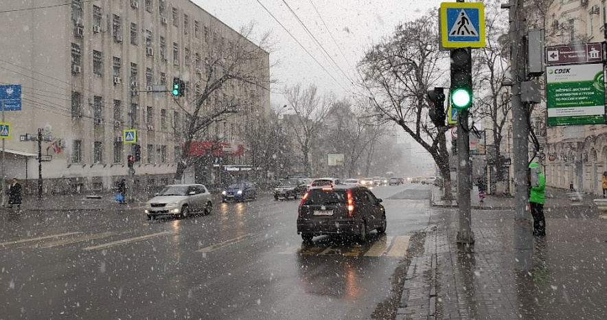 Фото: Снегопад в центре Ростова, кадр 1rnd