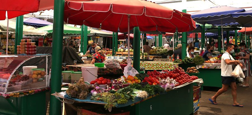 Фото: Овощные ряды на Центральном рынке Ростова, кадр из архива 1rnd