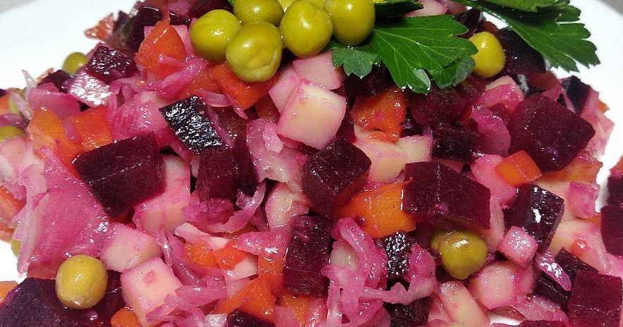 Винегрет с фасолью и квашенной капустой - пошаговый рецепт с фото Recipe Food, V